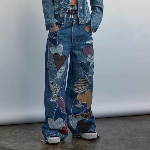 Free People Piece of My Heart Jeans - Picture 2 of 7